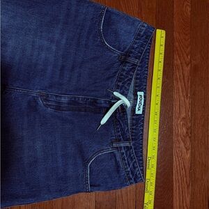 Roucha Women’s Indigo Boyfriend Jeans with Drawstring Waist